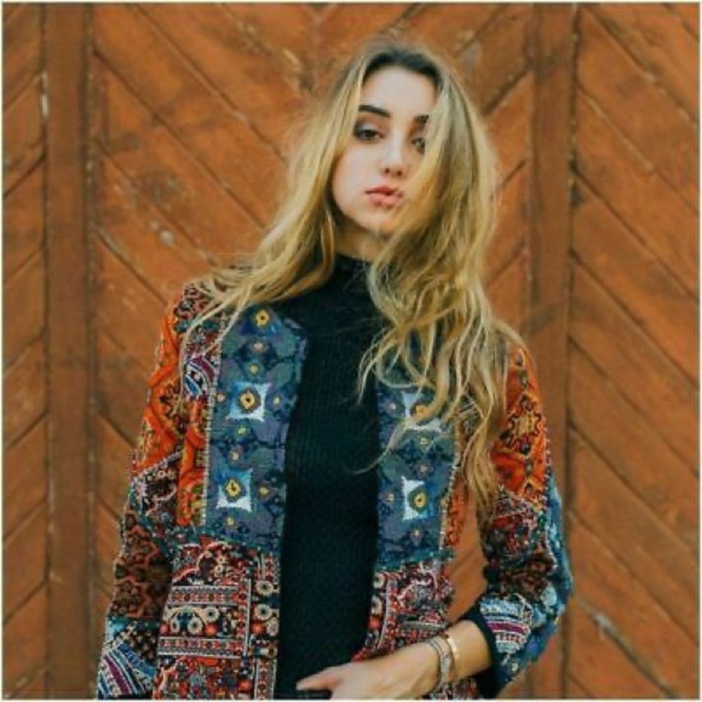 Zara Trafulc Beaded Embroidered Jacket